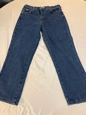 Lee Men's Dark Blue Relaxed Straight Jeans